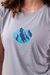 Baby look Mountain Do Bio Soft Poliamida Cinza Feminina UV+ - Mountain Do Sportswear