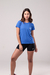Baby look Mountain Do Bio Soft Poliamida Azul Feminina UV+ - loja online