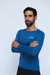 Blusa Manga Longa Segunda Pele Termo Mountain Do Poliamida com Elastano Azul Masculina UV+ - loja online