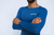 Blusa Manga Longa Segunda Pele Termo Mountain Do Poliamida com Elastano Azul Masculina UV+ - Mountain Do Sportswear