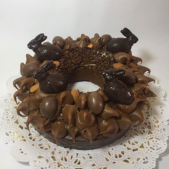 Rosca Pascua a puro chocolate!! - Sorpresas Ricas - Desayunos a Domicilio