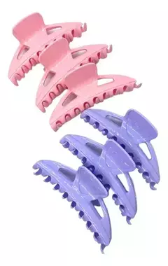 50098 BROCHES FANTASIA GRANDE X 6 UNID. COLORES
