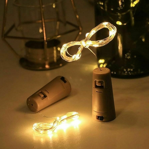 Corcho con luz alambre microled
