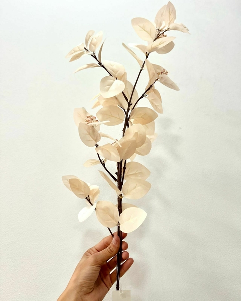 Vara larga hojas perladas 90cm - comprar online