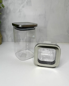 Frascos de vidrio con tapa hermética y visor en internet