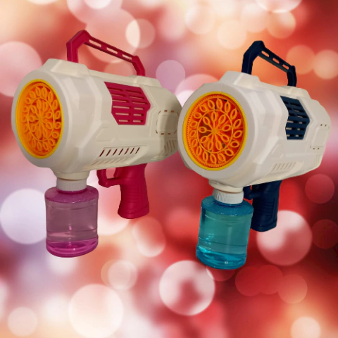 LANÇADOR DE BOLHAS DE SABÃO RECARREGÁVEL