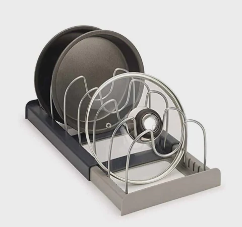 ORGANIZADOR AJUSTÁVEL DE PANELAS TAMPAS E FORMAS