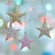 KIT 2 PENDENTES NATALINOS ESTRELA CRISTAL COM GLITTER
