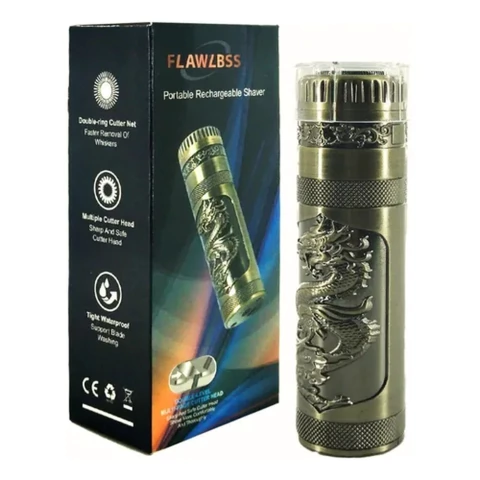 BARBEADOR ELÉTRICO PORTÁTIL À PROVA D'ÁGUA RECARREGÁVEL TIPO-C UNISSEX
