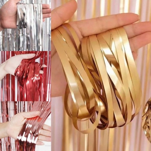 CORTINA DE FITA METALIZADA