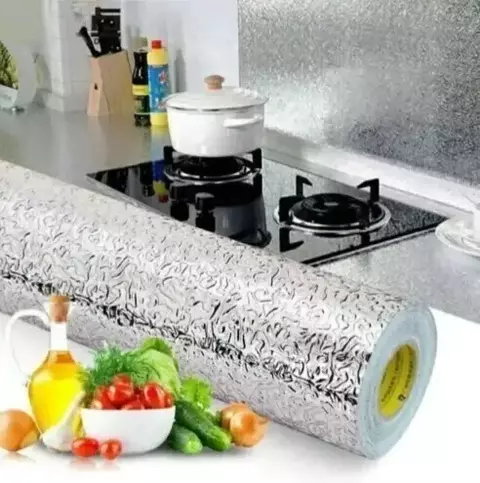 PAPEL ADESIVO FORRO PRATA 5MT