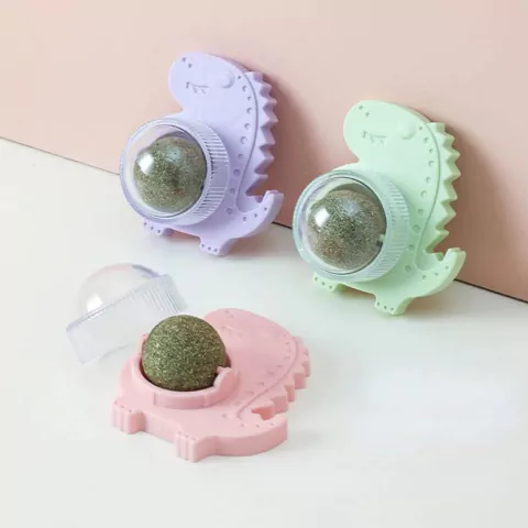 BRINQUEDO PARA GATO CATNIP BALL - DINO