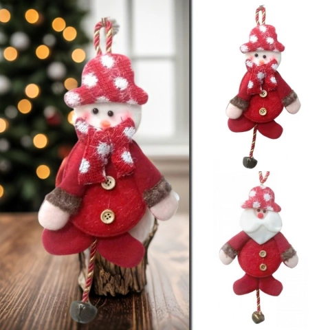 ENFEITE BONECO MÉDIO COM GUIZO