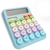 CALCULADORA COM BOTÕES GRANDES E COLORIDOS