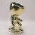 VASO BONECO DOURADO NA BASE - comprar online
