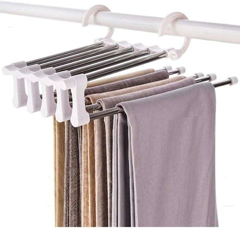 CABIDE DE INOX PARA CALÇA - BRANCO