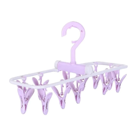 VARAL PARA PECAS INTIMAS COM 12 PREGADORES