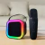 CAIXA DE SOM KARAOKE VIA BLUETOOTH COM MICROFONE