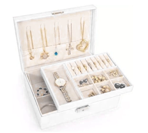 ORGANIZADOR PORTA JÓIAS COM TRANCA