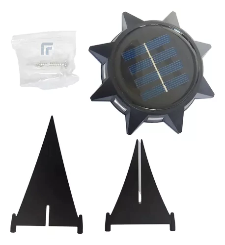 LUMINARIA DE LED SOLAR PARA JARDIM À PROVA D AGUA