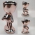 VASO BONECO ROSE NA BASE
