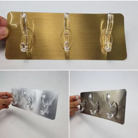 GANCHO ADESIVO PLÁSTICO 