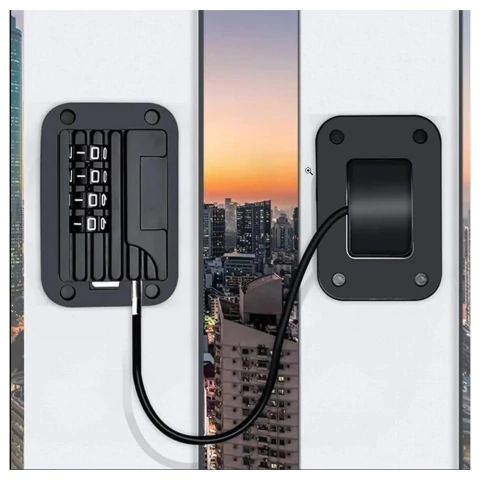 CADEADO DE SENHA COM TRAVA DE SEGURANÇA MULTIFUNCIONAL