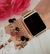 Kit Conjunto Relógios de Pulso Feminino Quadrado com Pulseiras e Brincos Digital Led Moda Blogueira + caixa