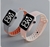 Imagem do Relógios Esportivo prova água Masculino Feminino tipo Smart digital led Silicone 2022
