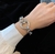 Pulseira Corrente Mosquetão fecho Coração Folheado a Ouro 18K Prata Luxo Tendência - Store LVO