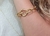 Imagem do Pulseira Corrente Mosquetão fecho Coração Folheado a Ouro 18K Prata Luxo Tendência