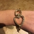 Pulseira Corrente Mosquetão fecho Coração Folheado a Ouro 18K Prata Luxo Tendência - comprar online