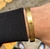 Pulseira Bracelete Masculino e Feminino Oração Pai Nosso Folheado Aço Inoxidável 316L Dourado Prata Preto