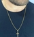 Colar Corrente Masculino Elos Cartier Pingente Crucifixo Cruz Vazado Folheado Ouro 18k Moda Luxo na internet