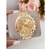 Relógio Femino Pallyjane a Prova água Pulseira Aço Inoxidavel Luxo Dourado/Rose Gold - Store LVO