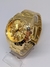 Relógio Masculino DHP Prova Água todo em Aço Inoxidável Gold Calendario Dourado Quartz - comprar online