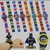 Kit Relogio de Pulso Infantil Digital Led + Boneco Lego bloco montar/ Homem Aranha /Frozen/Hulk/Carro McQueen - loja online