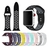 Pulseira Silicone para Relógio Sports Apple Watch Furada 42/44mm Séries W26 T500 F8 - comprar online