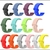 Pulseira Silicone Lisa 20mm para Watch Apple Amazfit Xiaomi Bip Lite P80 P70 Smartwatch - Store LVO
