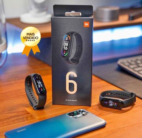 Relógio SmartWatch M6 Pulseira Inteligente Band Pressão Arterial Calorias Esporte para Android IOS IPhone