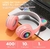 Fone de ouvido infantil Bluetooth Headphone orelha de Gato Gatinho Led RGB Microfone Headset na internet