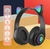 Fone de ouvido infantil Bluetooth Headphone orelha de Gato Gatinho Led RGB Microfone Headset - comprar online