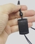 Colar Cordao Couro Masculino Feminino Ajustável com Pingente Cruz , 10 Mandamentos , Placa Fé Black Preto na internet