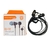 Fone De Ouvido Intra Auricular H'maston Ej-32 preto com Microfone Esportivo Fitness - Store LVO