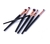 Kit com 6 Pinceis para Maquiagem Pincel Profissional Make para Olhos Sombras Ruby Preto/Rose - comprar online