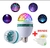 Lâmpada Globo Giratória Luz Led Colorida RGB para Festa Boate Evento Balada + Bocal Bivolt