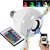 Lâmpada Luz Led RGB 12W Bluetooth Musica MP3 Player Caixa Som Festa/Boate + Controle - Store LVO