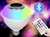 Lâmpada Luz Led RGB 12W Bluetooth Musica MP3 Player Caixa Som Festa/Boate + Controle