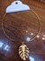 Choker Gargantilha Aro Feminino com Pingente Folha Costela de Adão Folheado a Ouro 18k Tendência - loja online