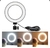Ring Light iluminador Anel Luz 16cm 6 Polegadas com suporte Tripé de Mesa Video Selfie Maquiagem na internet